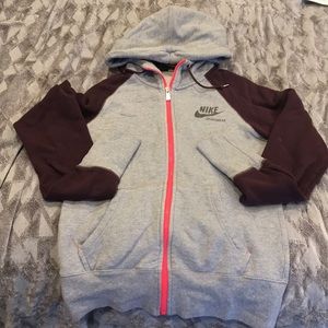 Vintage nike hoodie zip up